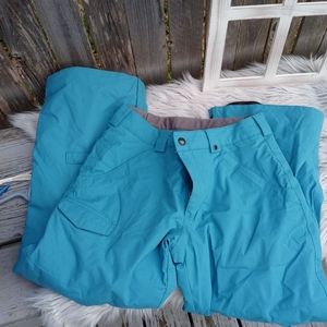 Burton snowboard blue pants.The white collection.L